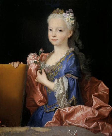 Jean-Franc Millet Portrait of Maria Ana Victoria de Borbon Spain oil painting art
